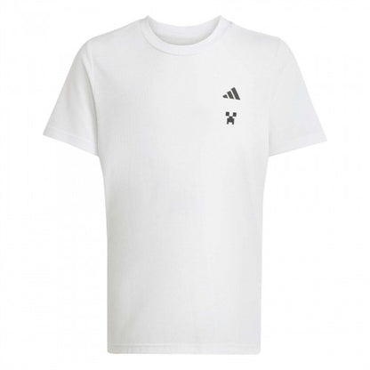 Front - Adidas Childrens/Kids Creeper Minecraft Performance T-Shirt