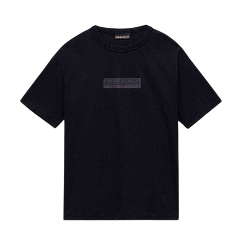 Front - Napapijri Childrens/Kids Box Logo T-Shirt