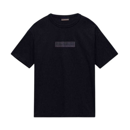 Front - Napapijri Childrens/Kids Box Logo T-Shirt