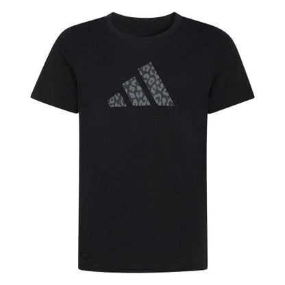 Front - Adidas Childrens/Kids Animal Print Logo T-Shirt