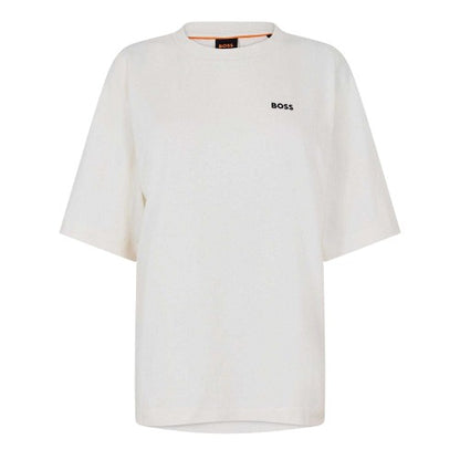 Front - Boss Mens Embroidered Logo Regular T-Shirt