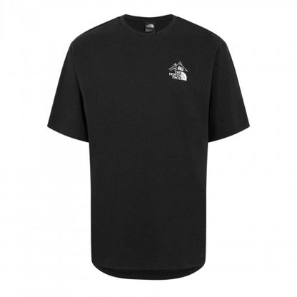 Front - The North Face Mens Graphic Print Oversized T-Shirt