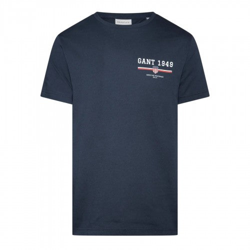Front - Gant Mens 1949 Regular T-Shirt