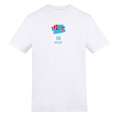 Front - AWD Mens Fiji Rugby Flag T-Shirt