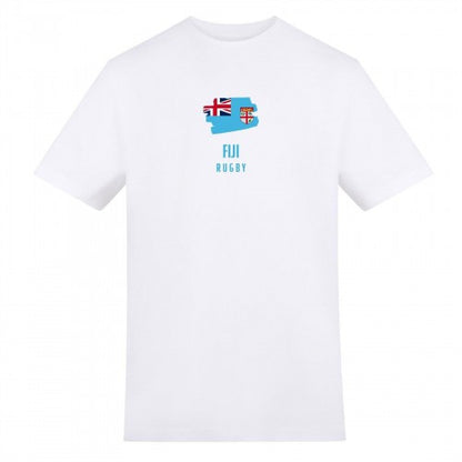 Front - AWD Mens Fiji Rugby Flag T-Shirt