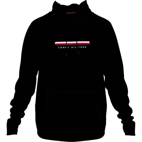 Front - Tommy Hilfiger Mens Lounge Logo Hoodie