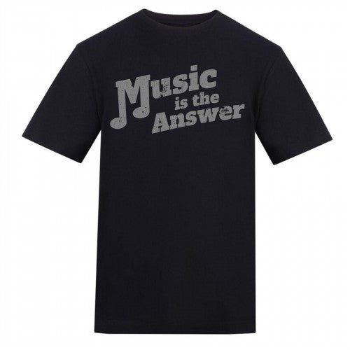 Front - AWD Mens Music Is The Answer T-Shirt