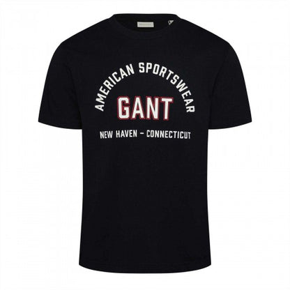 Front - Gant Mens Graphic Print T-Shirt