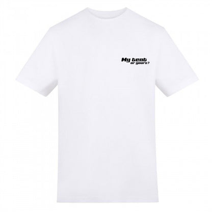 Front - AWD Mens My Tent Or Yours? T-Shirt