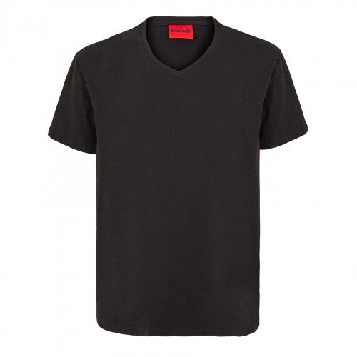 Front - Hugo Mens Plain V Neck T-Shirt