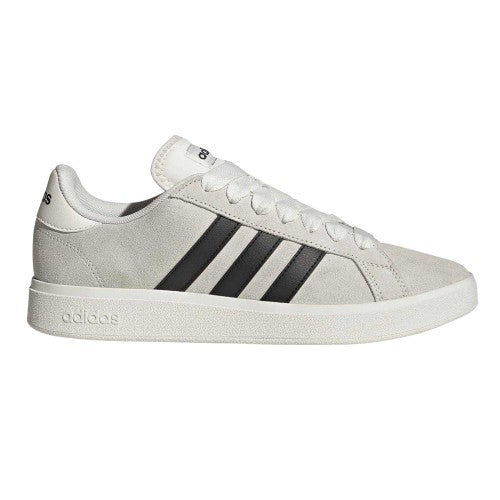 Front - Adidas Childrens/Kids Grand Court Suede Trainers