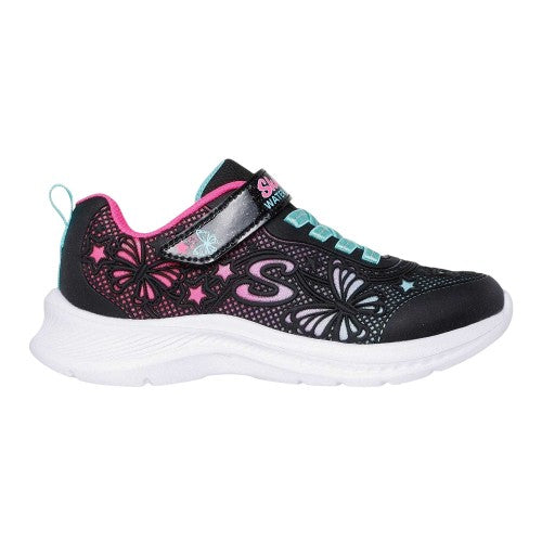 Front - Skechers Girls Flower Low Cut Trainers