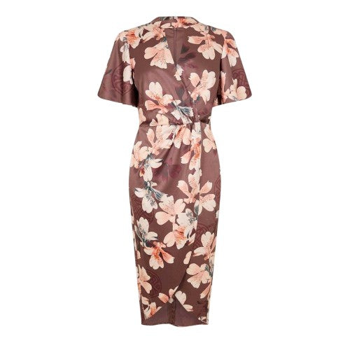 Front - Biba Womens/Ladies Floral Velvet Dress