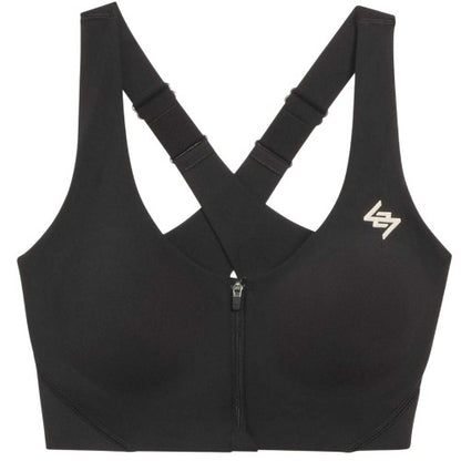Front - Represent Womens/Ladies 247 Puma Zipped Sports Bra