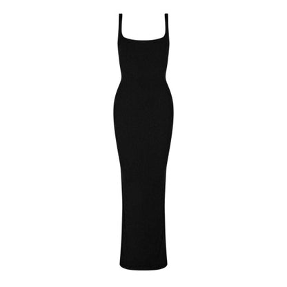 Front - Naked Wardrobe Womens/Ladies Ribbed Bodycon Tank Dress