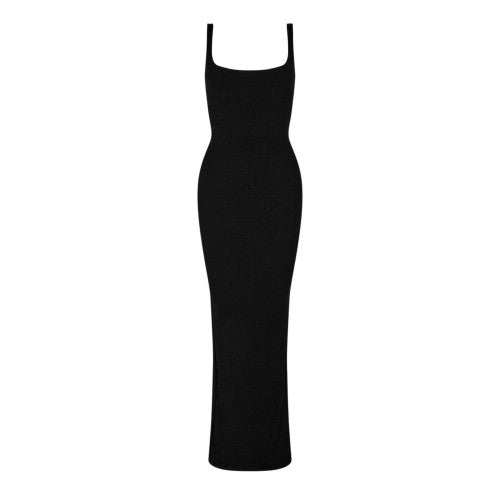 Front - Naked Wardrobe Womens/Ladies Ribbed Bodycon Tank Dress