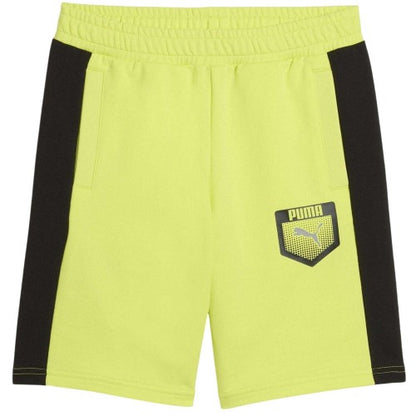 Front - Puma Childrens/Kids Active Graphic Sweat Shorts