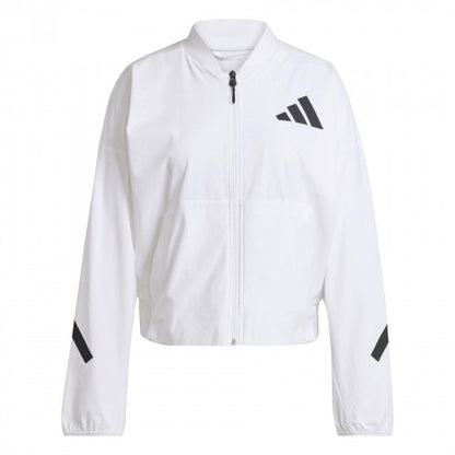 Front - Adidas Womens/Ladies Z.N.E. Woven Bomber Jacket