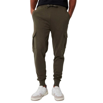 Front - Threadbare Mens Fleece Joggers