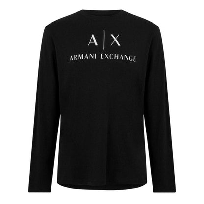Front - Armani Exchange Mens Logo T-Shirt