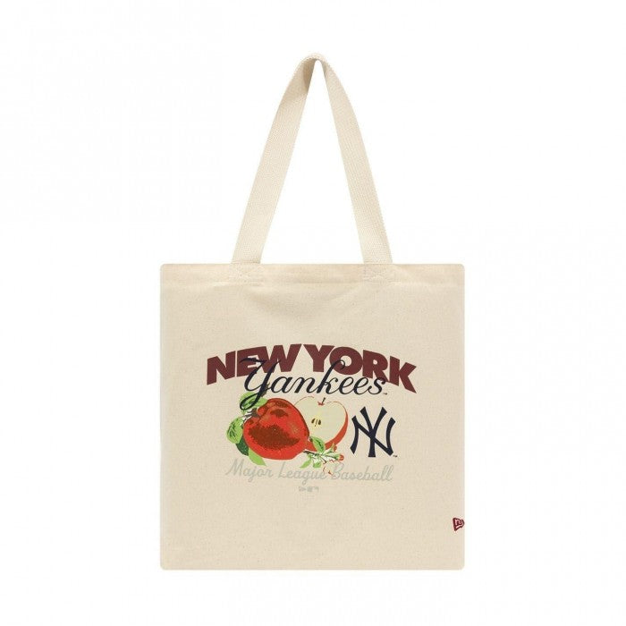 Front - New Era New York Yankees Cotton Canvas Tote Bag