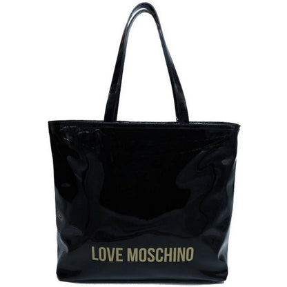 Front - Love Moschino Logo Tote Bag
