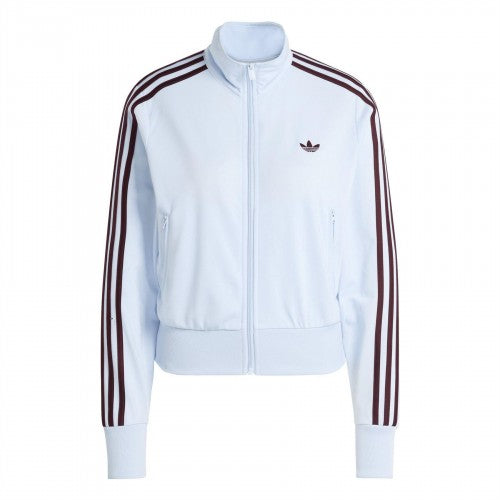 Front - Adidas Womens/Ladies Firebird 3 Stripes Tracksuit Top