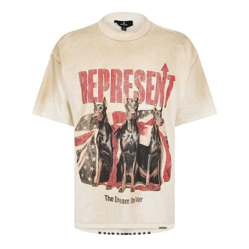 Front - Represent Mens Logo Oversized T-Shirt