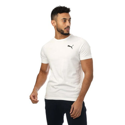 Front - Puma Mens Small Logo T-Shirt