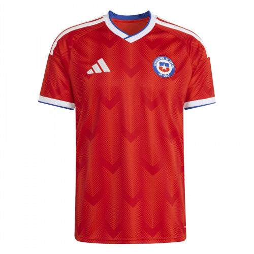Front - Adidas Mens World Cup 2026 Chile FA Home Shirt