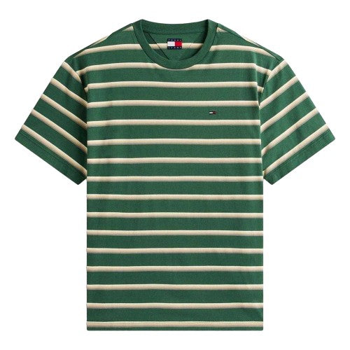 Front - Tommy Jeans Mens Striped T-Shirt