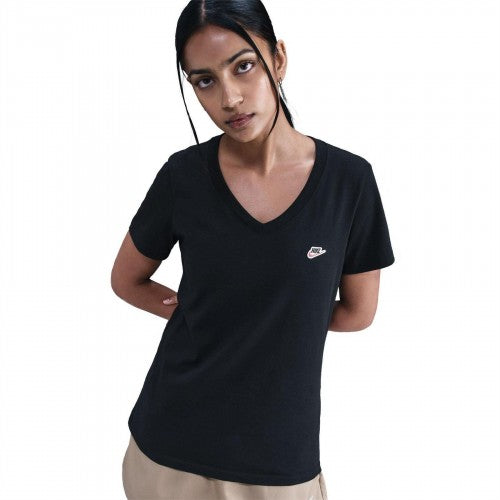 Front - Nike Womens/Ladies Club V Neck T-Shirt