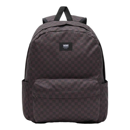 Front - Vans Old Skool Check Plaid Logo Backpack