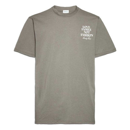 Front - Family First Mens Back Print Logo T-Shirt