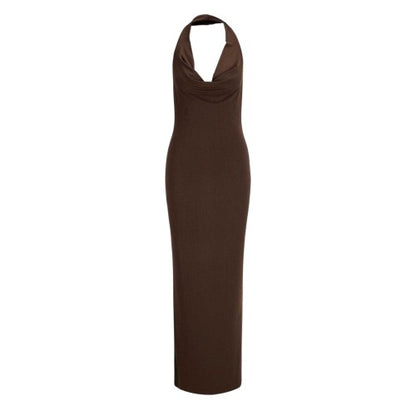 Front - JJXX Womens/Ladies Halter Neck Bodycon Dress