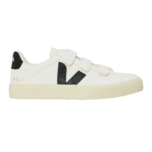 Front - Veja Womens/Ladies Recife Leather Touch Fastening Court Trainers