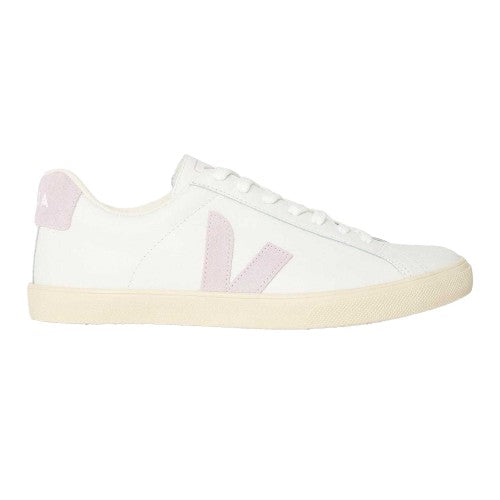 Front - Veja Womens/Ladies Esplar Leather Court Trainers