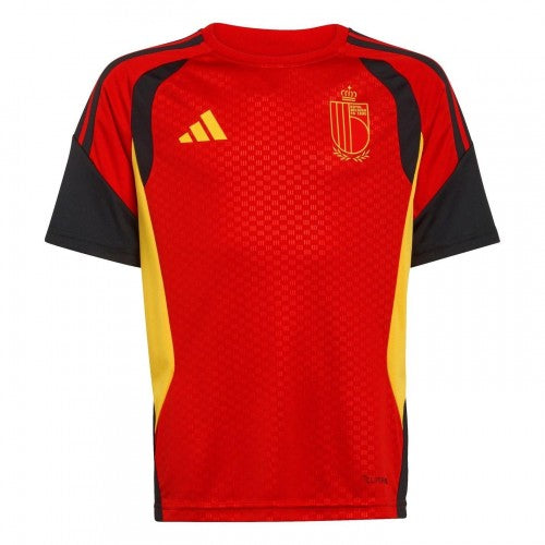 Front - Adidas Childrens/Kids World Cup 2026 Belgium Football Shirt