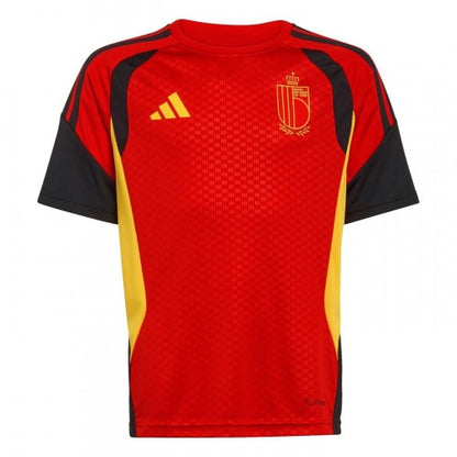 Front - Adidas Childrens/Kids World Cup 2026 Belgium Football Shirt