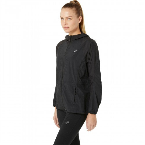 Front - Asics Womens/Ladies Packable Athletic Jacket