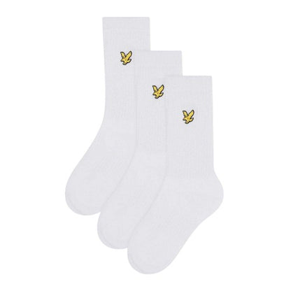 Front - Lyle & Scott Childrens/Kids Crew Socks (Pack of 3)