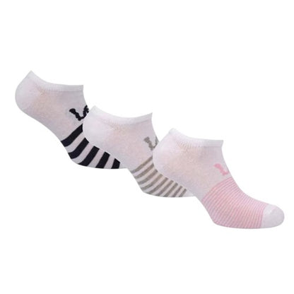 Front - Lee Womens/Ladies Striped Liner Socks (Pack of 3)