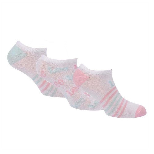 Front - Lee Womens/Ladies Cotton Liner Socks (Pack of 3)