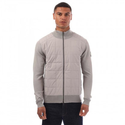 Front - Belstaff Mens Full Zip Cardigan