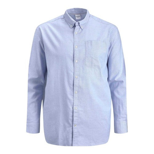 Front - Jack And Jones Mens Oxford Chest Pocket Shirt