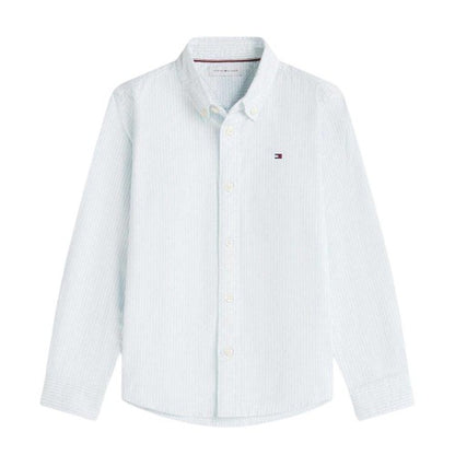 Front - Tommy Hilfiger Boys Oxford Shirt