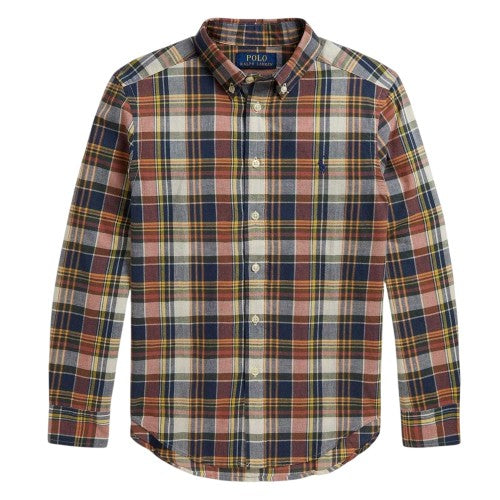 Front - Ralph Lauren Boys Checked Shirt