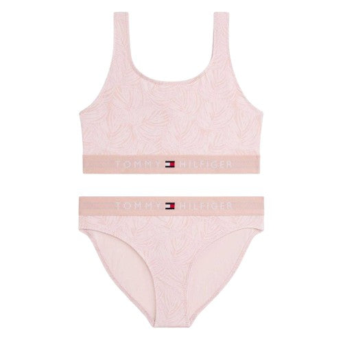 Front - Tommy Hilfiger Girls Bikini Set