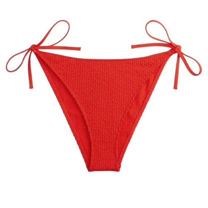 Front - Tommy Hilfiger Womens/Ladies Crinkle Bikini Bottoms