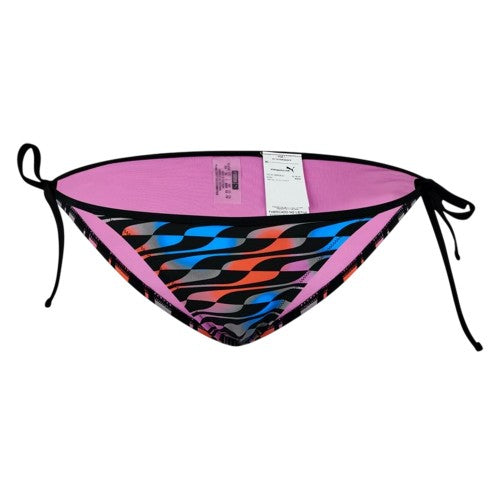 Front - Puma Womens/Ladies Wave Pattern Side Tie Bikini Bottoms